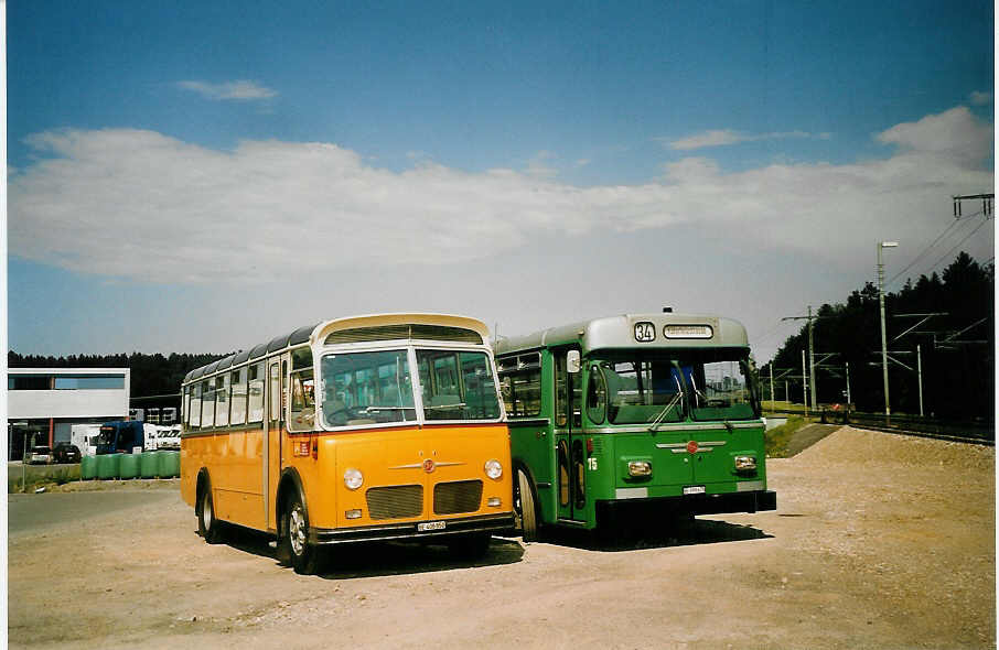 (076'916) - Ott, Ortschwaben - BE 408'850 - FBW/FHS (ex Nef, Hemberg; ex Mathis, Chur; ex P 24'163) am 29. Mai 2005 in Hindelbank, Landi