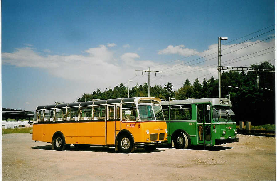 (076'918) - Ott, Ortschwaben - BE 408'850 - FBW/FHS (ex Nef, Hemberg; ex Mathis, Chur; ex P 24'163) am 29. Mai 2005 in Hindelbank, Landi