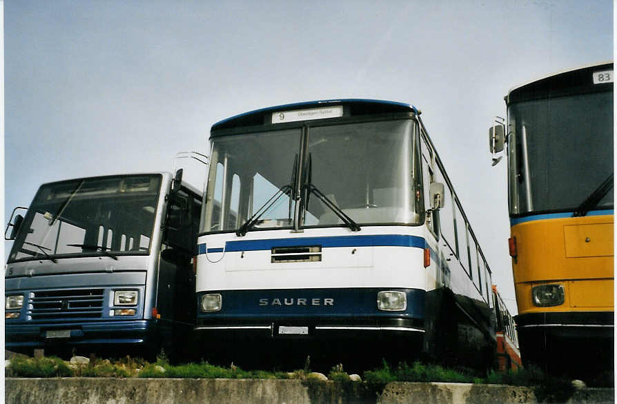 (079'732) - ZVB Zug - Nr. 40 - Saurer/Hess (ex P 25'800) am 27. August 2005 in Btzberg, Heiniger