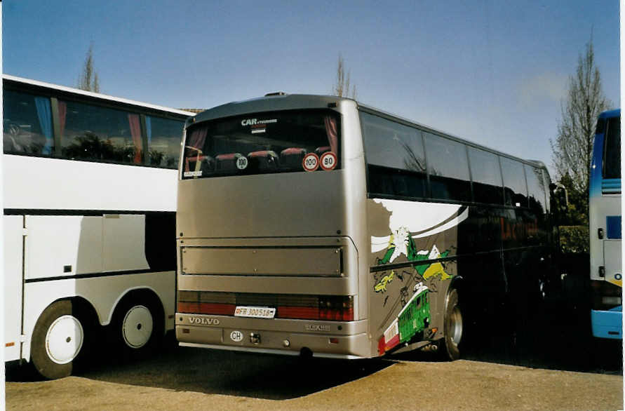 (080'734) - Aus der Schweiz: Horner, Tafers - Nr. 38/FR 300'518 - Volvo/Berkhof am 17. Oktober 2005 in Rust, Europapark