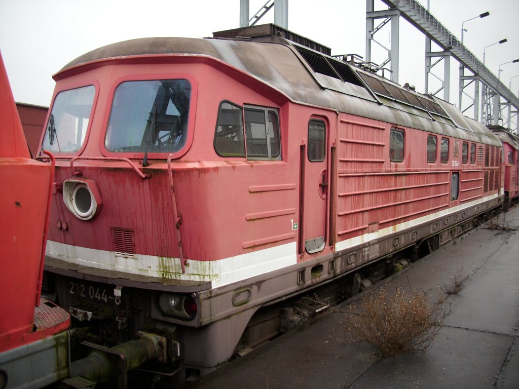 232 044-8 ex.Bh N�rnberg am 24.Januar 2009 in Mukran West.