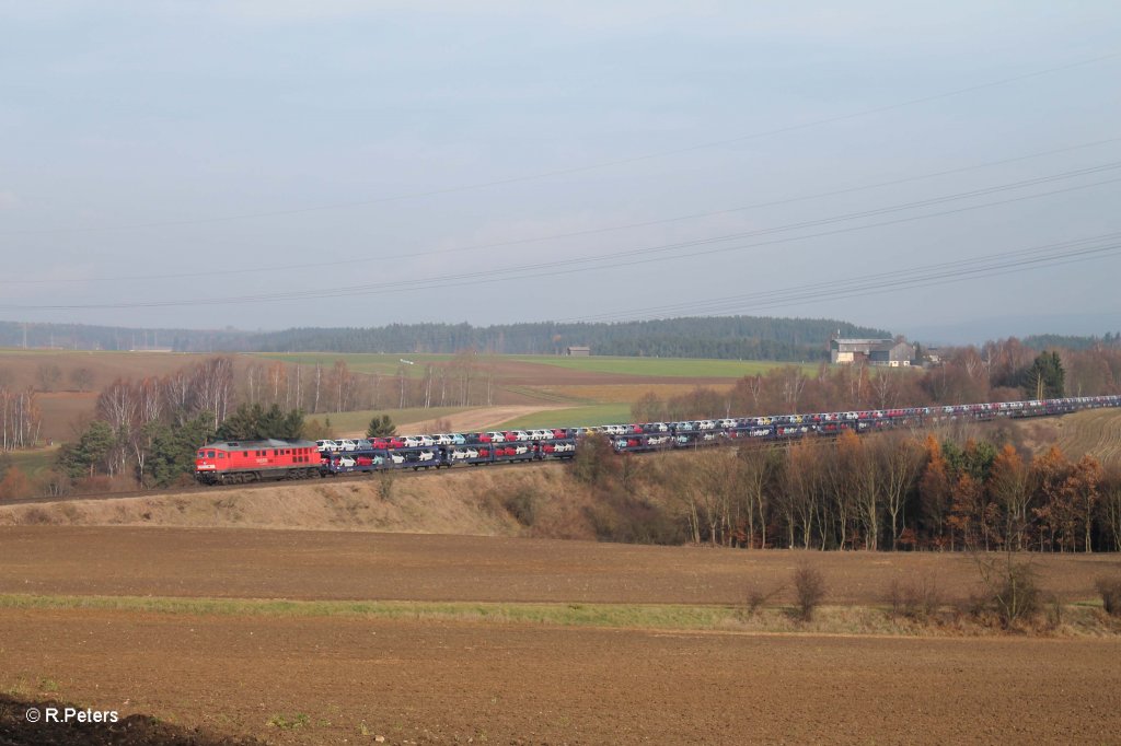 232 527-2 mit dem 47290 Cheb - Nrnberg bei Brand. 25.11.12