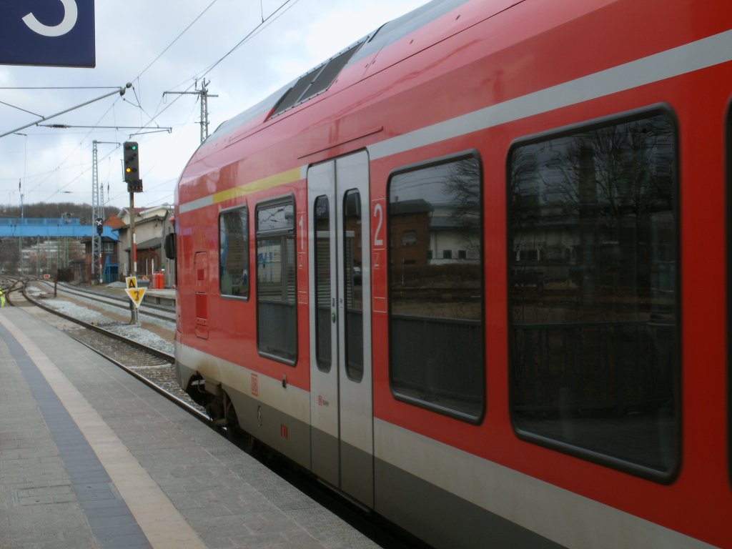 429 027 bekam am 09.Februar 2011 in Bergen/R�gen Ausfahrt angezeigt.