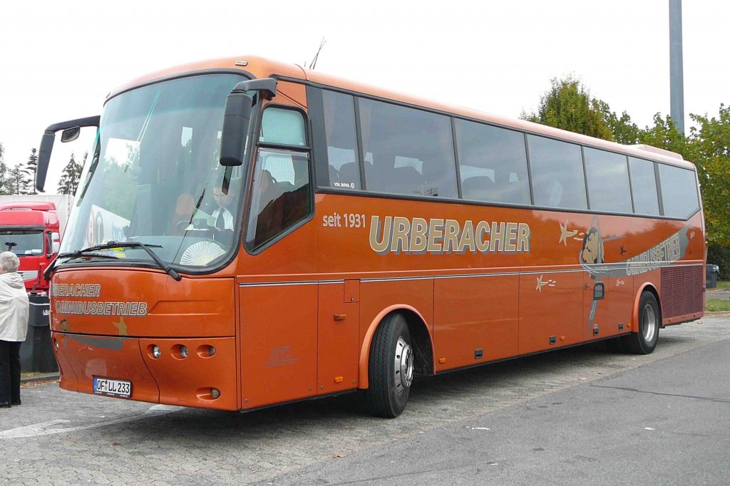 Bova des Busunternehmens Urberacher auf dem Weg nach Paris am 09.10.2009