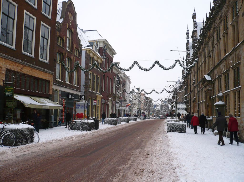 Breestraat, Leiden 19-12-2010.