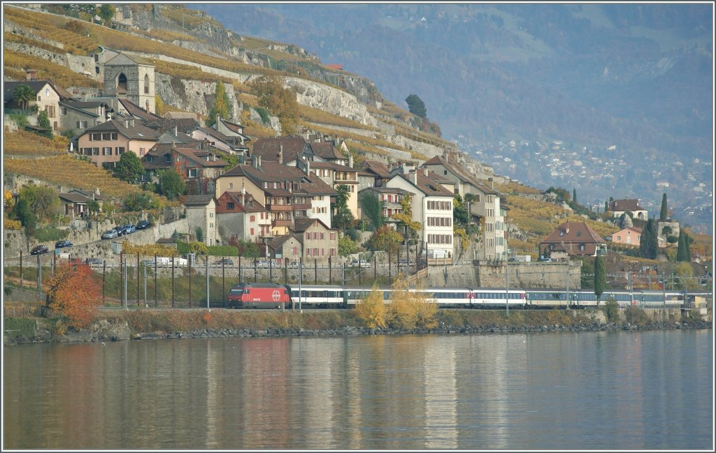 Bunter Herbst im Lavaux bei St Saphorin.
4. Nov. 2010