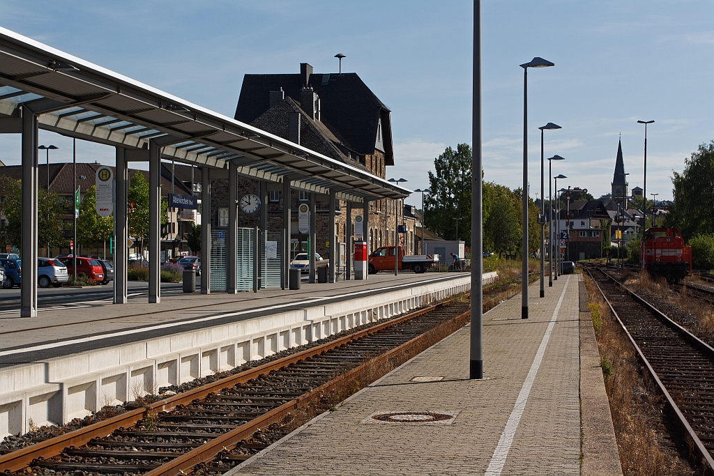 Der Bahnhof Altenkirchen (Westerwald) am 11.08.2011