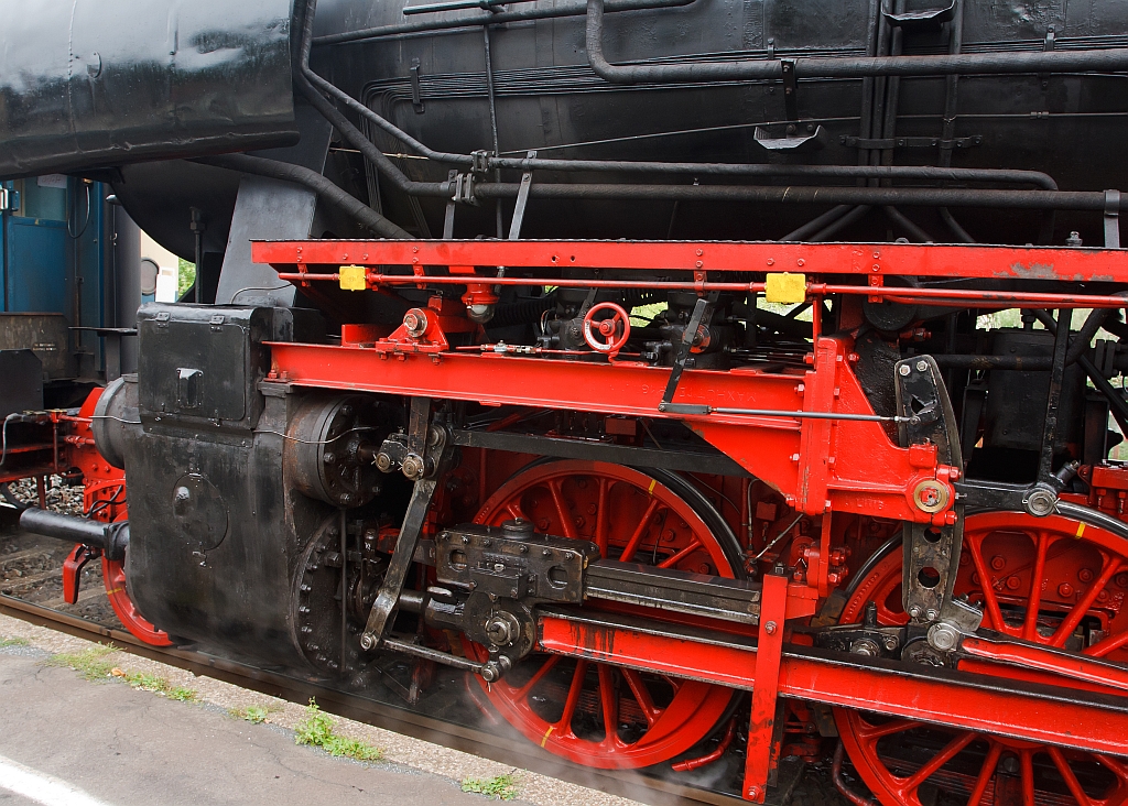 Detail der 52 8134-0  am 21.08.2011  in Betzdorf/Sieg.