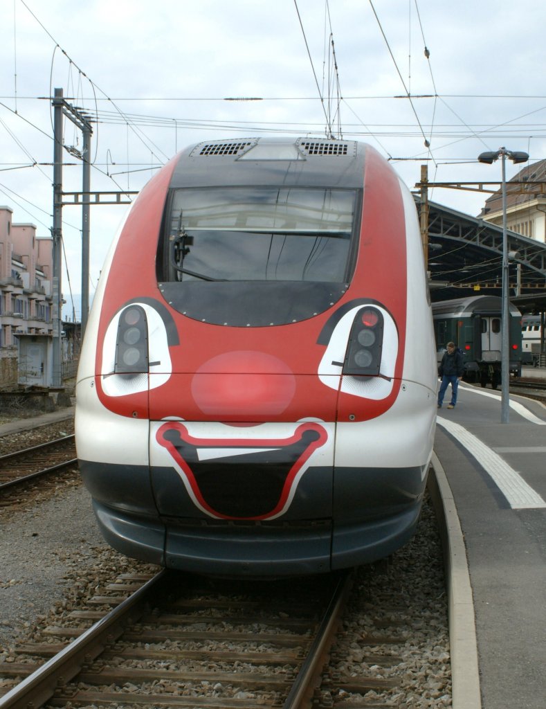 Ein L�cheln f�r den leider schon abgereisten Feriengast...
(Lausanne, den 20. Feb. 2010)