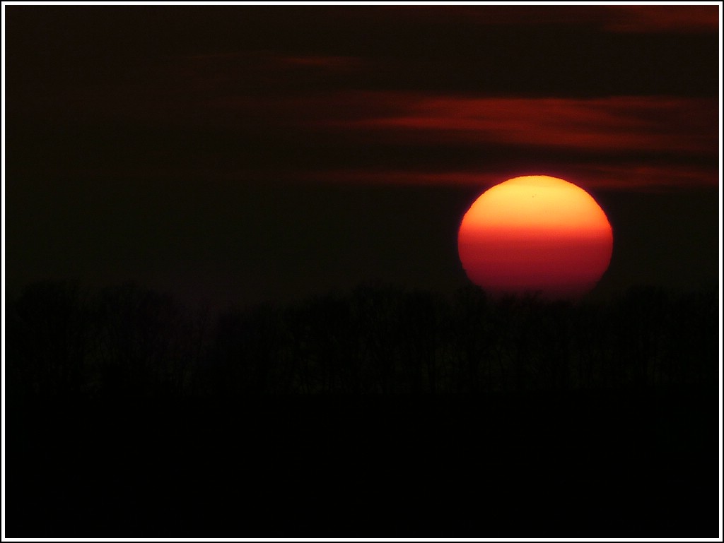 Ein schner Tag geht zu Ende. 13.03.2012 (Jeanny)