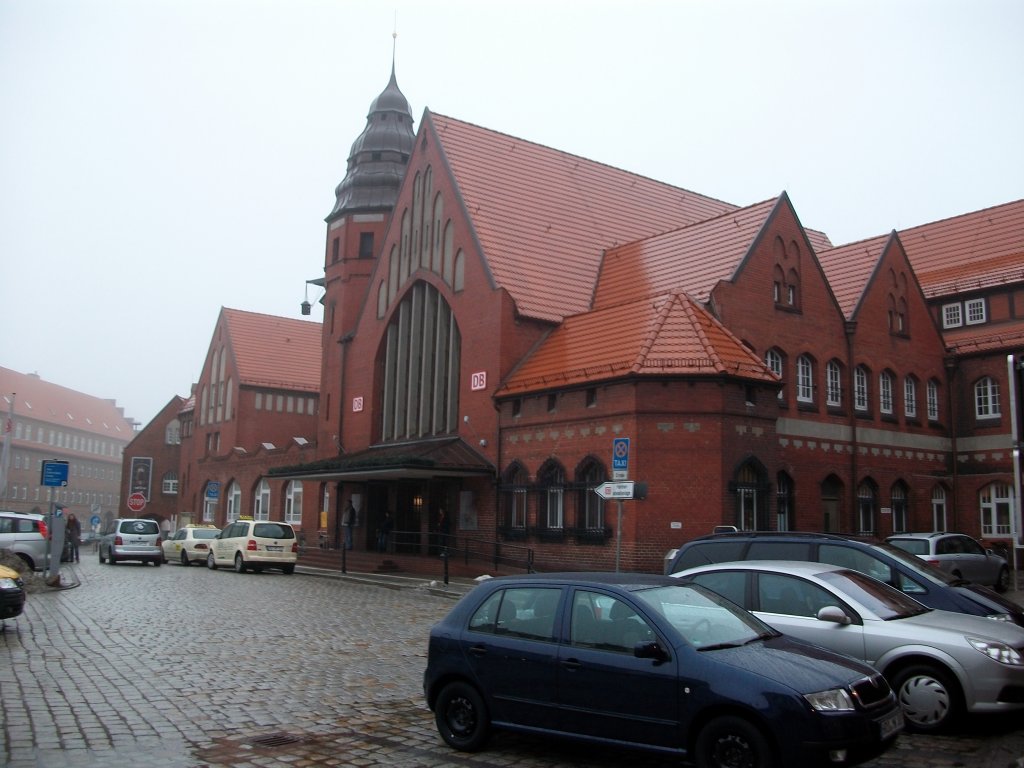 Empfangsgeb�ude von Stralsund am 14.Januar 2011.
