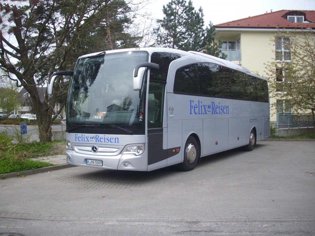 Mercedes Travego von Felix-Reisen aus Deutschland in Binz.