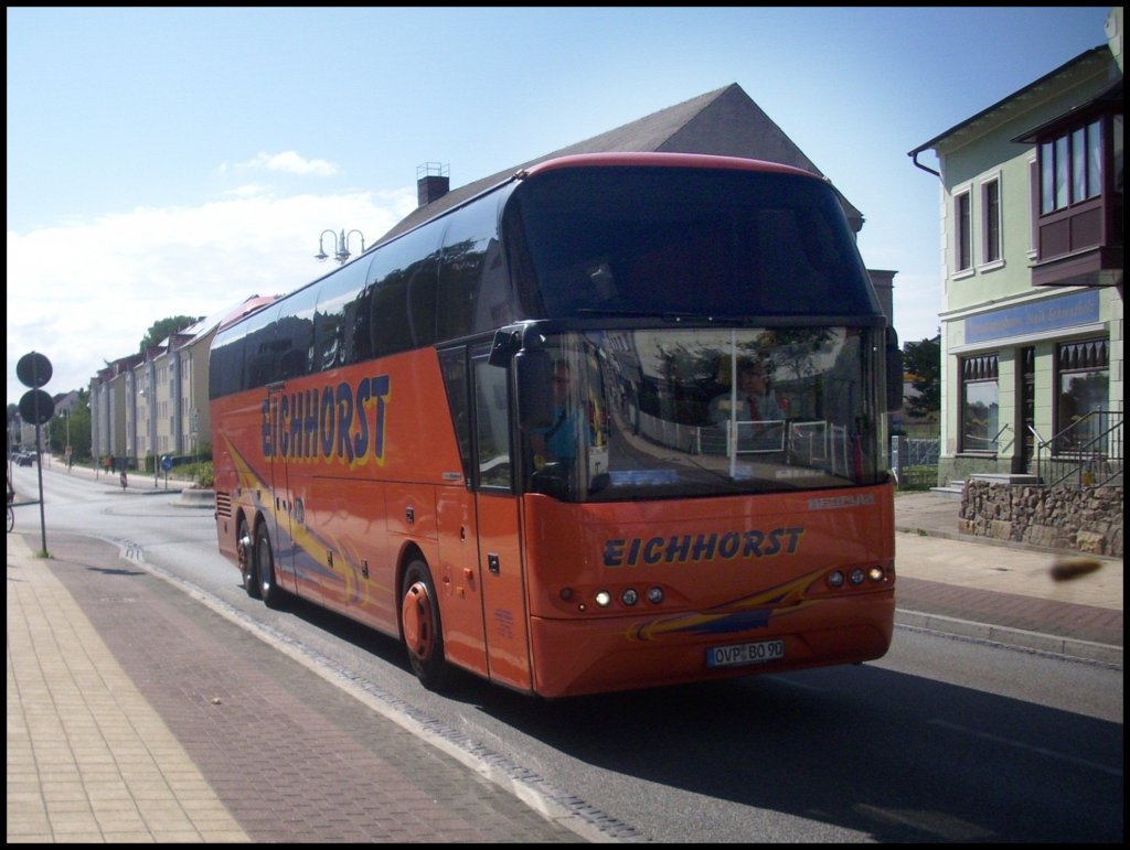 Neoplan Cityliner von Eichhorst aus Deutschland in Sassnitz.