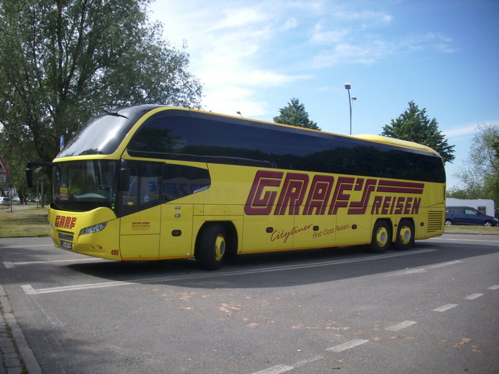 Neoplan Cityliner von Graf aus Deutschland in Stralsund.