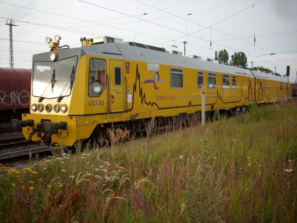 �BB-Messtriebwagen am 22.Juli 2009 in Bergen/R�gen.