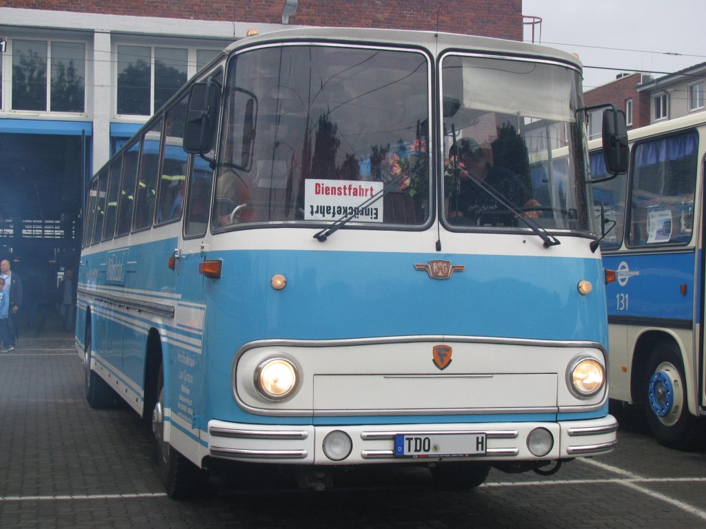 Omnibus Fleischer S 5 aus (TDO) anllich 130 Jahre Strba in Rostock [27.08.2011] 