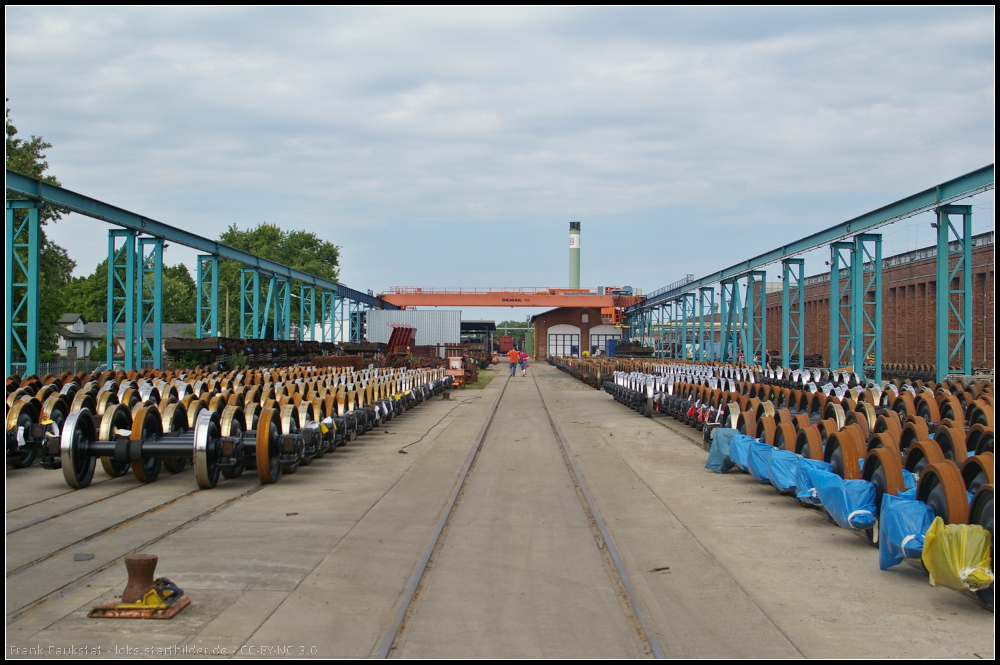 Rads�tze so weit das Auge reicht ( 135 Jahre Werk Eberswalde - Tradition mit Zukunft , 08.06.2013)