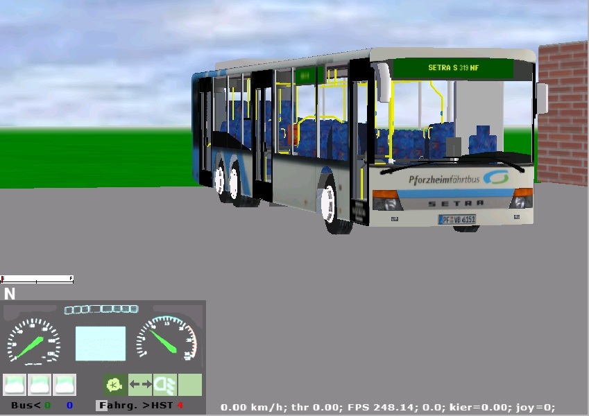 Setra S 319 NF des Vbus-Simulators.