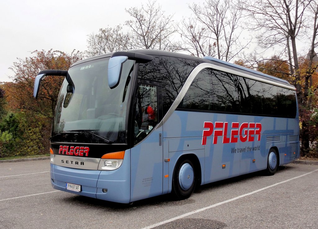 SETRA S411 HD von PFLEGER Reisen aus Niedersterreich im Oktober 2012 in Krems.