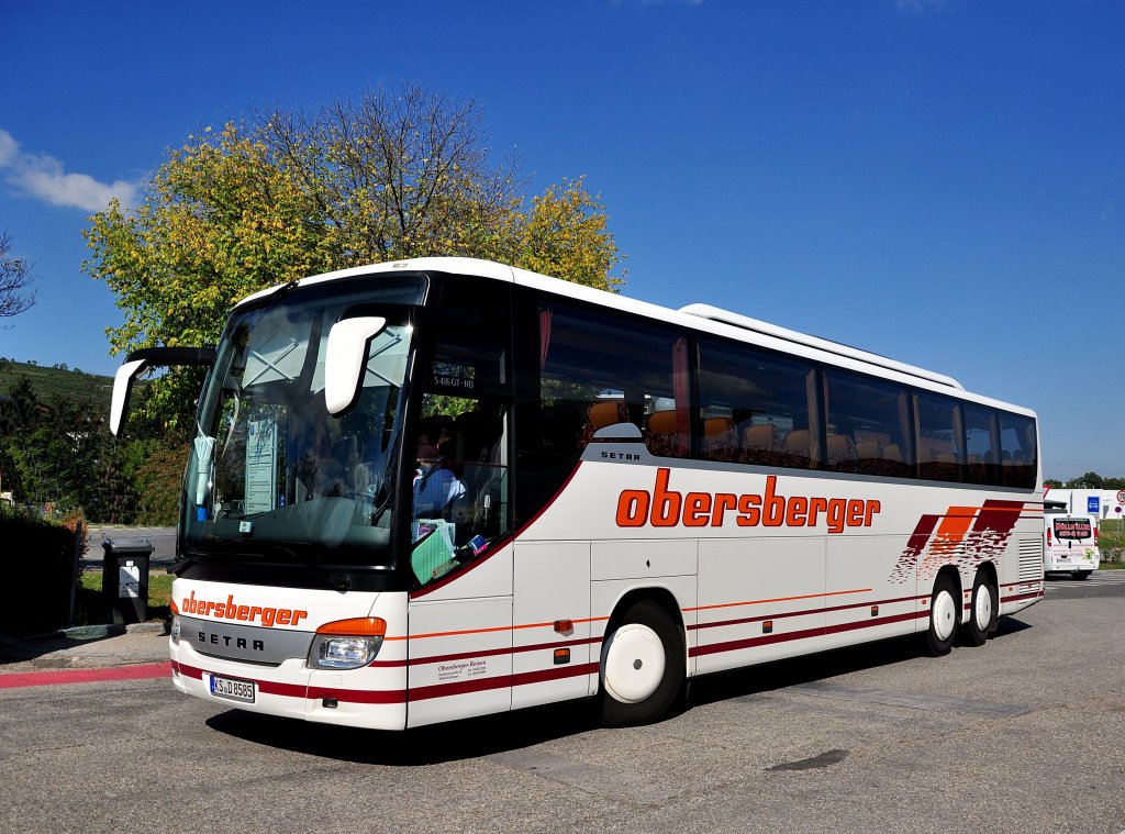 SETRA S416 GT-HD von OBERSBERGER Reisen aus Deutschland.Krems,September 2012.