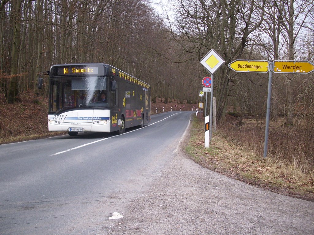 Solaris Urbino 12 der RPNV am Abzweig Werder.