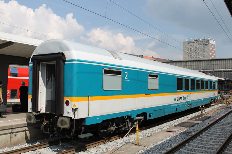 Speisewagen vom Alex stand ganz alleine im Hbf Mnchen(24.04.2011)