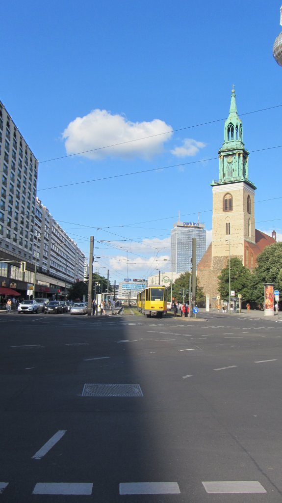 Tatra Straenbahn in Berlin am 13.8.2012.