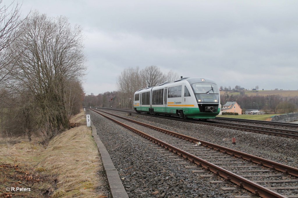 VT13 als VBG81114 Schwandorf - Marktredwitz bei Schnfeld. 13.04.13