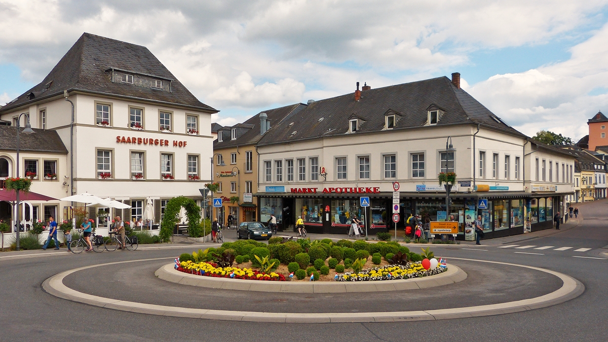 . In Saarburg geht es an unserem Nationalfeiertag luxemburgischer zu, als im Gro�herzogtum selbst. 23.06.2015 (Hans)