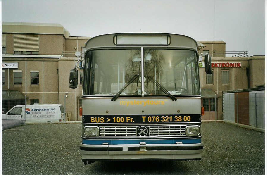 (083'322) - Mysterytours, Interlaken - Nr. 8 - Setra (ex AFA Adelboden Nr. 8; ex TPYG Yverdon Nr. 2) am 25. Februar 2006 in Interlaken, Sendlistrasse