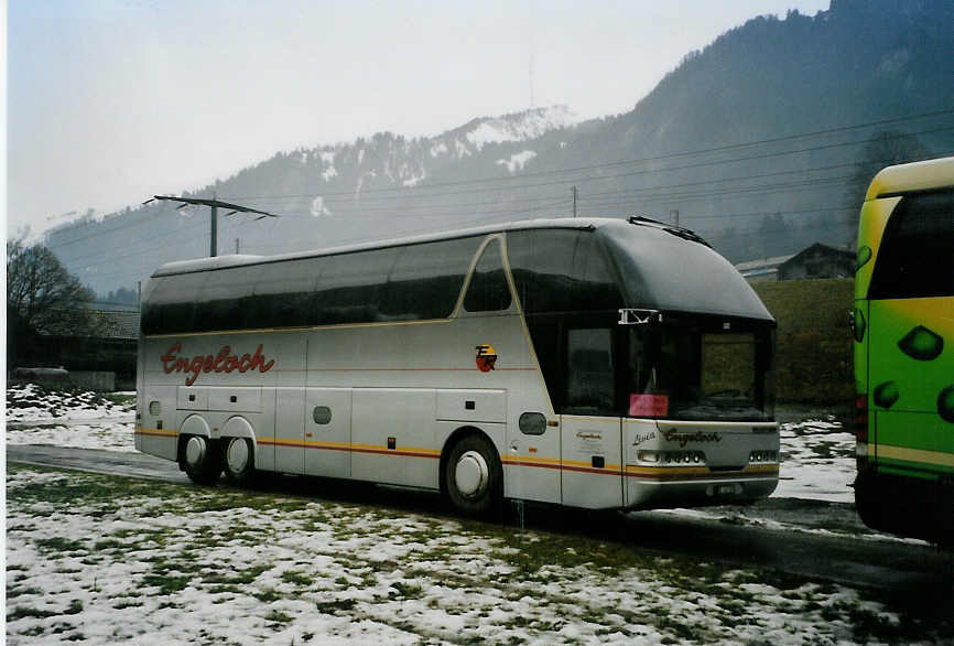 (091'418) - Engeloch, Riggisberg - BE 145'505 - Neoplan am 7. Januar 2007 in Reichenbach, Flugplatz