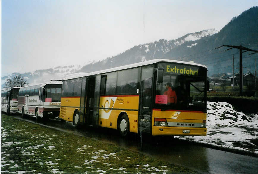 (091'426) - Spring, Schwenden - BE 26'671 - Setra am 7. Januar 2007 in Reichenbach, Flugplatz