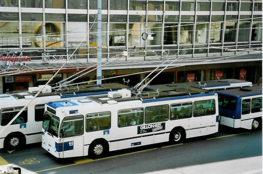 (093'628) - TL Lausanne - Nr. 792 - NAW/Lauber Trolleybus am 7. April 2007 in Lausanne, Rue Neuve