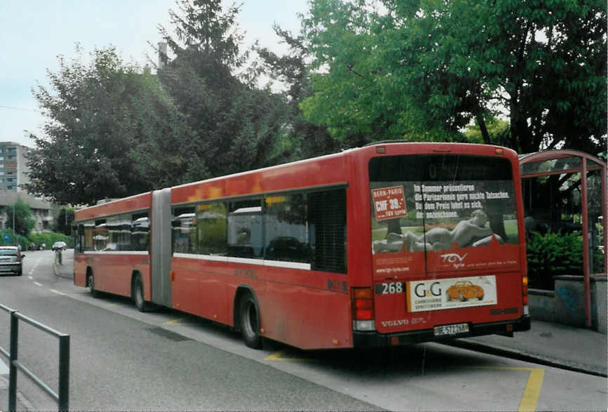 (095'328) - Bernmobil, Bern - Nr. 268/BE 572'268 - Volvo/Hess am 8. Juni 2007 in Ostermundigen, Zollgasse