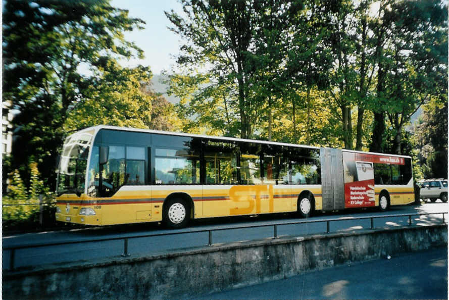 (096'108) - STI Thun - Nr. 108/BE 700'108 - Mercedes am 13. Juli 2007 bei der Schifflndte Thun