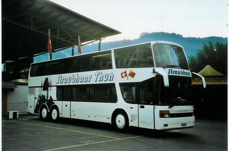 (097'522) - Straubhaar, Thun - Nr. 3/BE 206'633 - Setra am 19. August 2007 in Thun, Grabengut