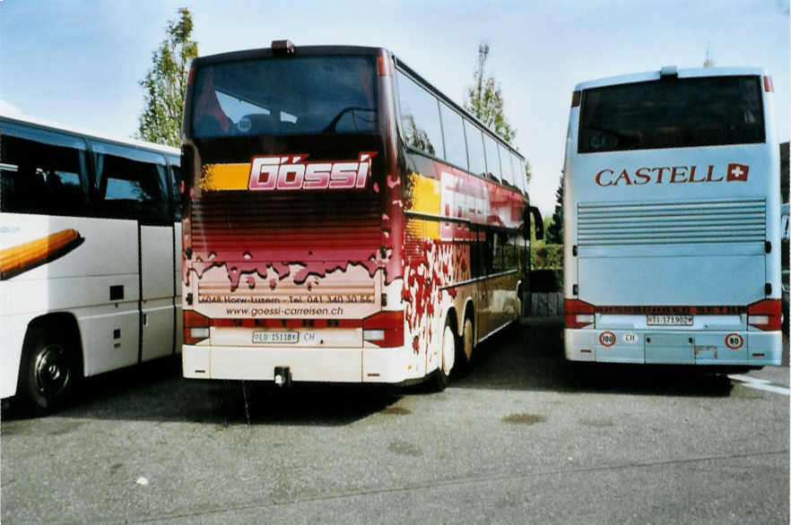 (099'627) - Aus der Schweiz: Gssi, Horw - LU 15'118 - Setra am 2. Oktober 2007 in Rust, Europapark