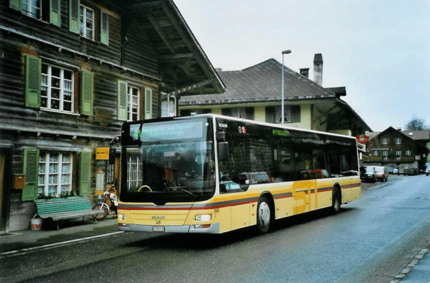 (101'236) - STI Thun - Nr. 118/BE 700'118 - MAN am 25. November 2007 in Eriz, Post