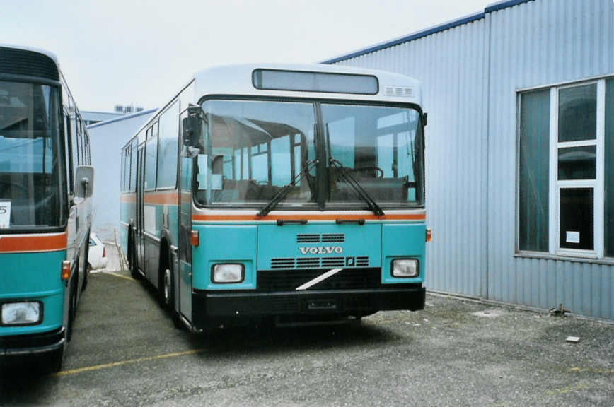 (102'020) - TPF Fribourg - Nr. 62 - Volvo/R&J (ex GFM Fribourg Nr. 62) am 22. Dezember 2007 in Biel, Rattinbus