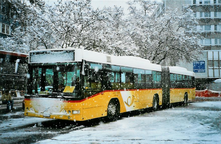 (105'617) - Buchard, Leytron - Nr. 150/VS 104'344 - Volvo am 21. Mrz 2008 beim Bahnhof Sion