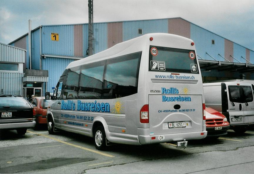 (106'212) - Rolli's Busreisen, Pratteln - BL 6251 - Mercedes am 3. April 2008 in Thun, Expo