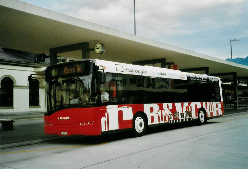 (107'210) - SBC Chur - Nr. 19/GR 97'519 - Solaris am 24. Mai 2008 beim Bahnhof Chur