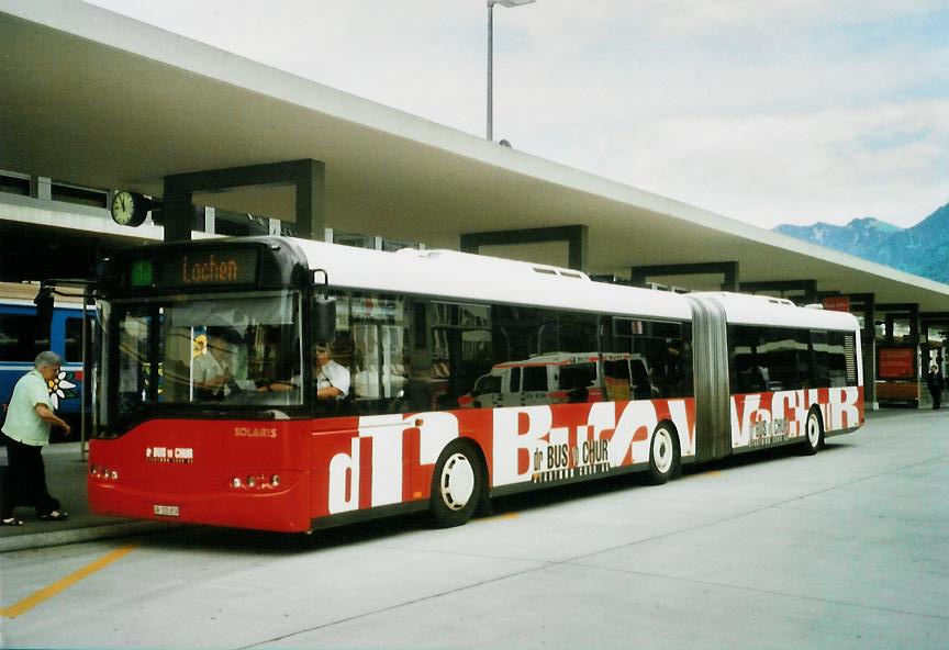 (107'331) - SBC Chur - Nr. 59/GR 155'859 - Solaris am 24. Mai 2008 beim Bahnhof Chur