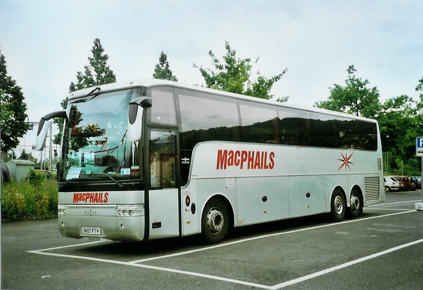 (107'731) - Aus England: MacPhails, Scotland - SK07 FTV - Volvo/Van Hool am 2. Juni 2008 in Thun, Seestrasse