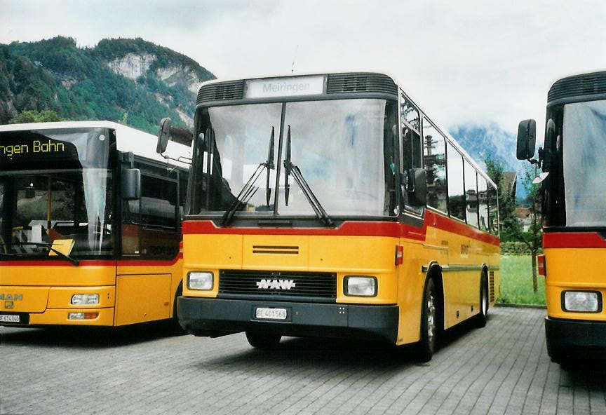 (109'210) - AVG Meiringen - Nr. 68/BE 401'568 - NAW/Hess (ex P 24'454) am 13. Juli 2008 in Meiringen, Garage