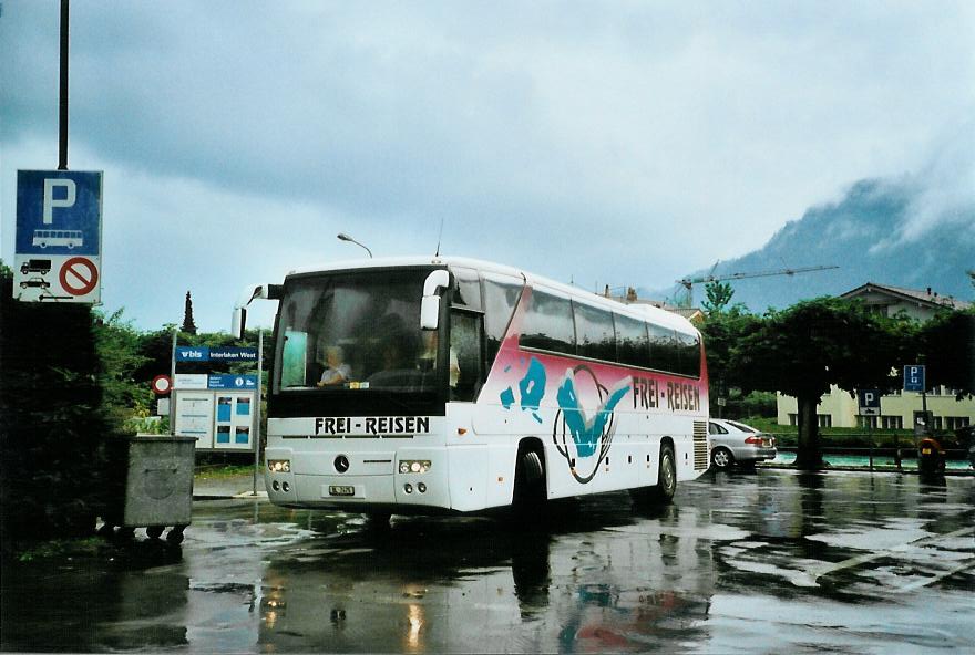 (109'820) - Frei, Reinach - BL 7475 - Mercedes am 1. August 2008 beim Bahnhof Interlaken West