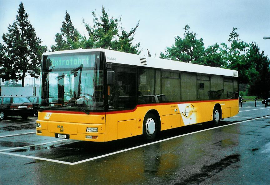 (110'814) - Steffen, Remetschwil - Nr. 41/AG 8444 - MAN am 6. September 2008 in Thun, Seestrasse