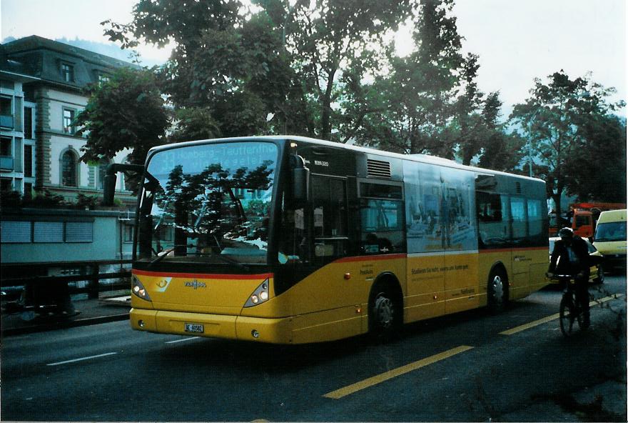 (110'934) - Moser, Teuffenthal - BE 60'582 - Van Hool (ex Burri, Teuffenthal) am 17. September 2008 in Thun, Postbrcke