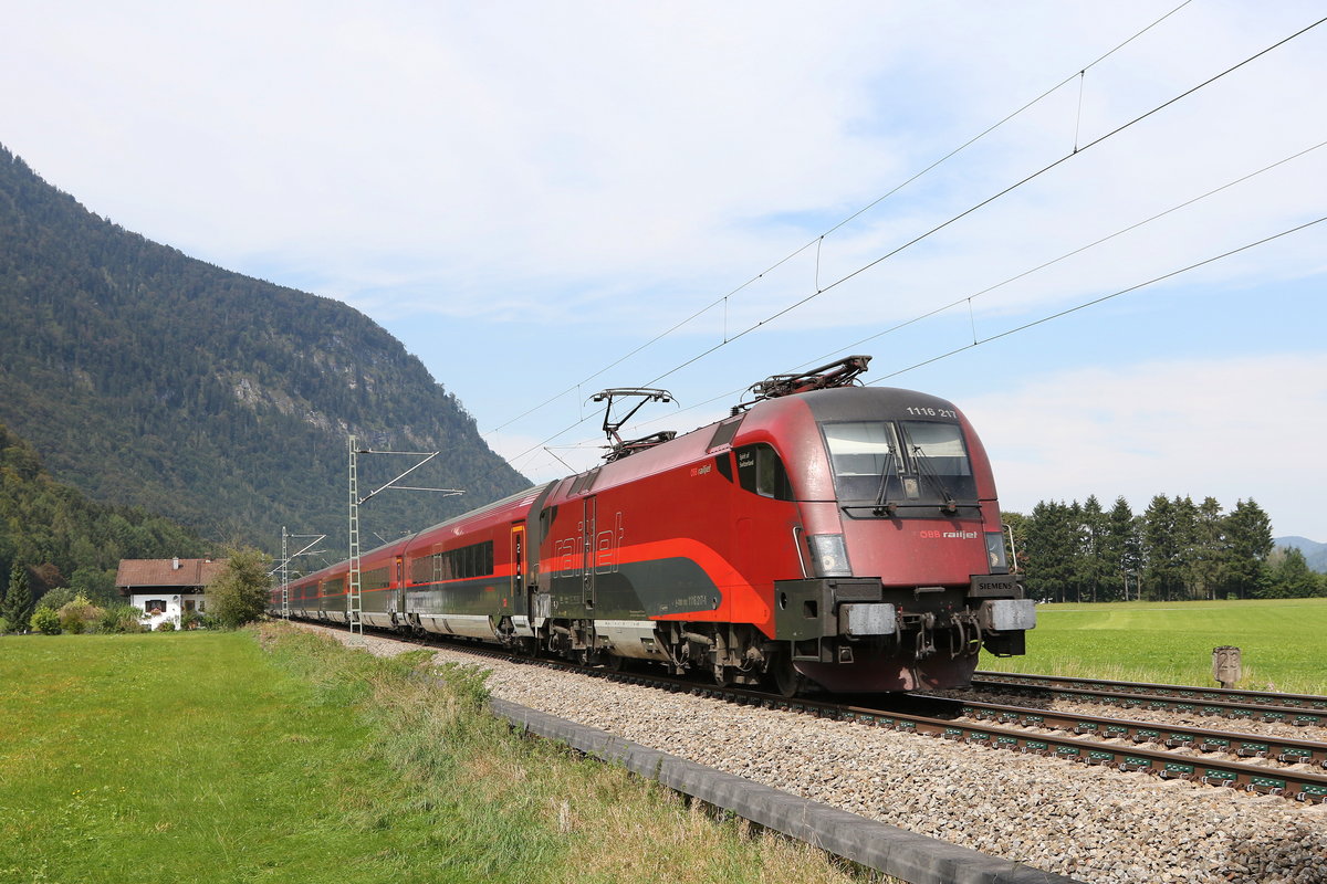 1116 217 am 10. September 2020 bei Niederaudorf.
