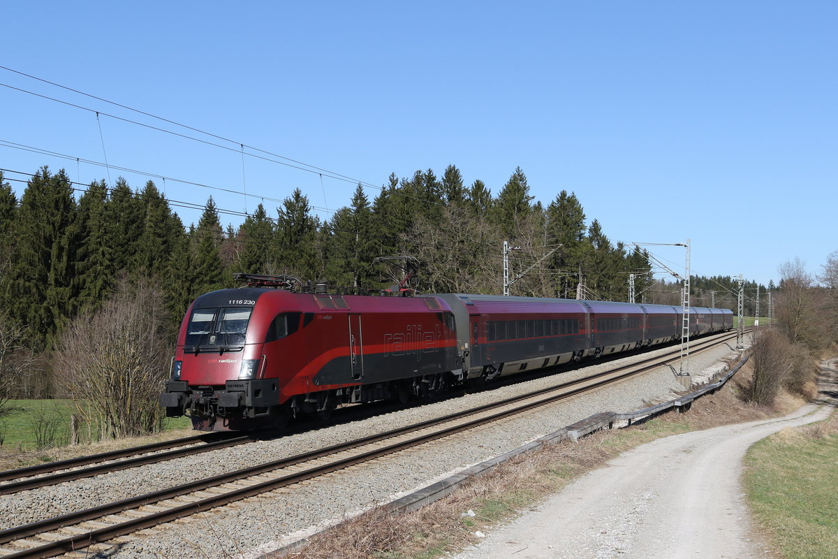 1116 230 am 16. M�rz 2020 bei Grabenst�tt im Chiemgau.